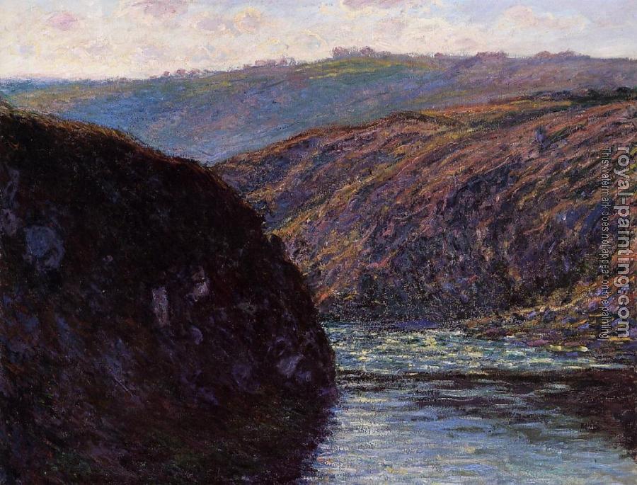Claude Oscar Monet : Valley of the Creuse, Afternoon Sunlight
